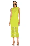 A.L.C A.L.C. MONAGHAN DRESS IN GREEN,ALC-WD312