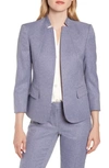 ANNE KLEIN HEATHER TWILL SUIT JACKET,10725104