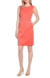 ANNE KLEIN STRETCH TWILL SHEATH DRESS,10724740