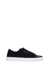 Axel Arigato '90 Clean' Black Low Top Sneakers With Logo Lettering On The Side In Black