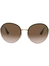 PRADA OVERSIZED HERITAGE SUNGLASSES