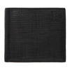 LOEWE LOEWE BLACK LINEN BIFOLD WALLET