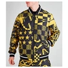 Nike Men's Sportswear Allover Print Jacket In Yellow/black