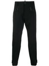DSQUARED2 CROPPED ZIP TROUSERS