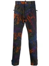 DSQUARED2 TIE-DYE PRINTED TROUSERS