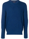 MICHAEL MICHAEL KORS MICHAEL KORS MEN'S BLUE COTTON SWEATER,CF86KHG5DD473 S