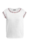 BALMAIN JEWELED COTTON T-SHIRT,757897