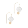 ANNIKA INEZ Glassed Sphere earrings