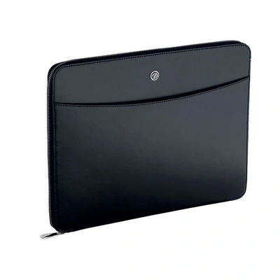 St Dupont Travel Conference Pad Line D In Black