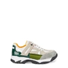 MAISON MARGIELA Security suede and mesh sneakers