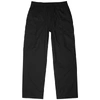 OUR LEGACY BLACK COTTON CARGO TROUSERS