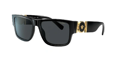 Versace Man Sunglass Ve4369 In Dark Grey Polarized