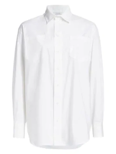 Artica Arbox Oversized Shirt In Optical White