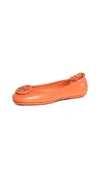 Tory Burch Women's Minnie Travel Ballet Flats In Pomander