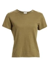 Re/done The Classic Tee In Army Green