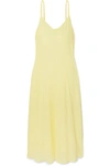 VINCE CREPE DE CHINE MIDI DRESS