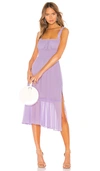 Lovers & Friends Arden Midi Dress In Lilac Purple