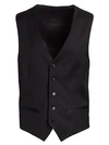 Saks Fifth Avenue Collection Wool Vest In Black
