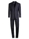 CANALI Classic-Fit Micro Box Check Wool Suit
