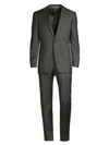 CANALI Modern-Fit Windowpane Check Wool Suit