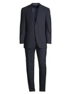 CANALI Impeccabile High Performance Fabric Classic-Fit Wool Plaid Suit