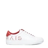 GIVENCHY GIVENCHY URBAN STREET LOGO SNEAKERS