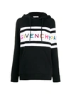 GIVENCHY EMBROIDERED LOGO HOODIE,BWJ0073Z1X14116004