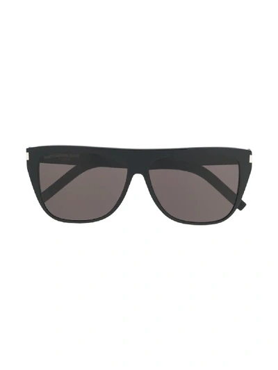 Saint Laurent Oversized Sunglasses In Black