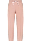 MIU MIU MIU MIU JERSEY运动裤 - 粉色