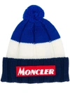 MONCLER MÜTZE IN COLOUR-BLOCK-OPTIK