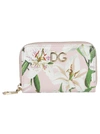 DOLCE & GABBANA Dolce & Gabbana Lilium Print Wallet,10974457