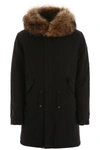 MR & MRS ITALY LONG PARKA WITH FUR,10974430