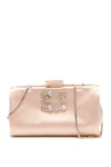 ROGER VIVIER SOFT FLOWERS CLUTCH,10974731