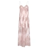 JIRI KALFAR Dusty Pink Embroidered Slip Dress