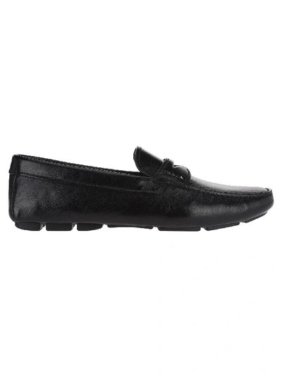 Prada Driver Leather Loafers