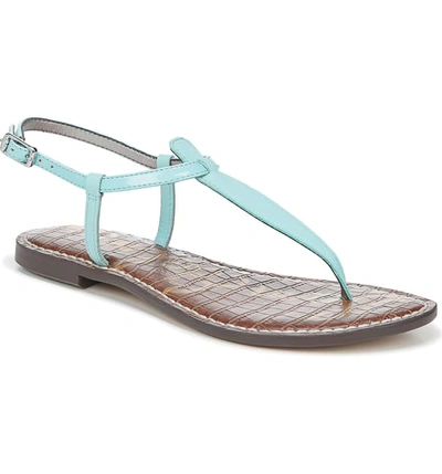 Sam Edelman 'gigi' Sandal In Aquamarine Leather