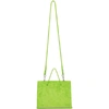 MEDEA MEDEA GREEN SUEDE PRIMA HANNA BAG