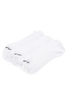 Nike 3-pack No-show Socks In White/black