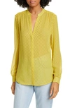 JOIE MINTEE G POLKA DOT SILK TOP,19-2-005445-TP01962G