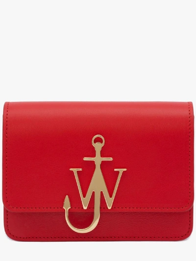 Jw Anderson Anchor Logo Bag In Red