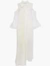 JW ANDERSON FULL LENGTH DRESS WITH BLUSH BOW,DR08819A82800113317574