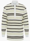 JW ANDERSON STRIPED RUGBY JERSEY POLO SHIRT,JE06619F70850914121323