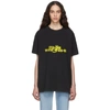 OFF-WHITE BLACK & YELLOW HALFTONE OVER T-SHIRT