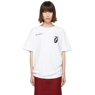 Off-white 白色 Splitted Arrows T 恤 In White/black