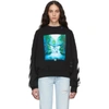 OFF-WHITE OFF-WHITE BLACK AND MULTIcolour WATERFALL OVER SWEATSHIRT