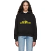 OFF-WHITE OFF-WHITE BLACK AND YELLOW HALFTONE OVER HOODIE