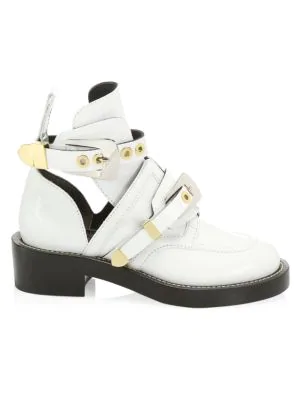 balenciaga cut out booties