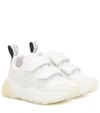 Stella Mccartney Eclypse Logo-woven Faux Leather, Suede And Neoprene Sneakers In White