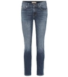 7 FOR ALL MANKIND ROXANNE MID-RISE SKINNY JEANS,P00393961