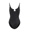 Solid & Striped Solid And Striped Black The Veronica One-piece Swimsuit In Black
